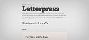 letterpress tumblr theme